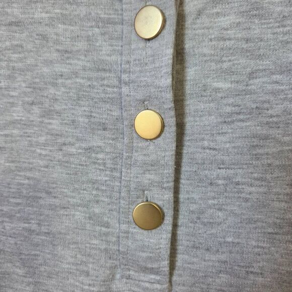 EUC LOFT LIGHT GREY MOCK NECK SOFT LONGSLEEVES TOP SIZE M - Picture 5 of 14